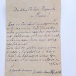 Podanie o pracę organisty, 1922 r.