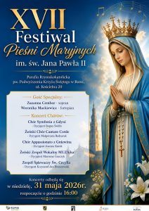 FESTIWAL PIEŚNI MARYJNYCH – 31.05.2026